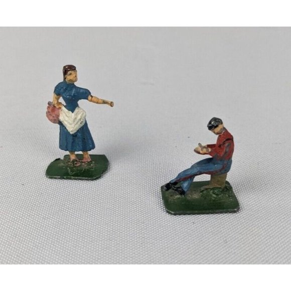 Toys Vintage Antique Civil War Era Military Cast Lead Figurines South